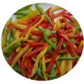 IQF Frozen 3 цветовых полос перца Смешайте замороженные смешанные овощи перец
